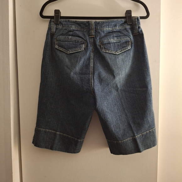 a.n.a Women's Dark Blue Denim Shorts - Picture 2 of 7